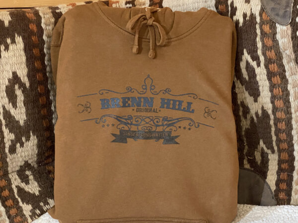 Brenn Hill - Logo Hoodie - Brown